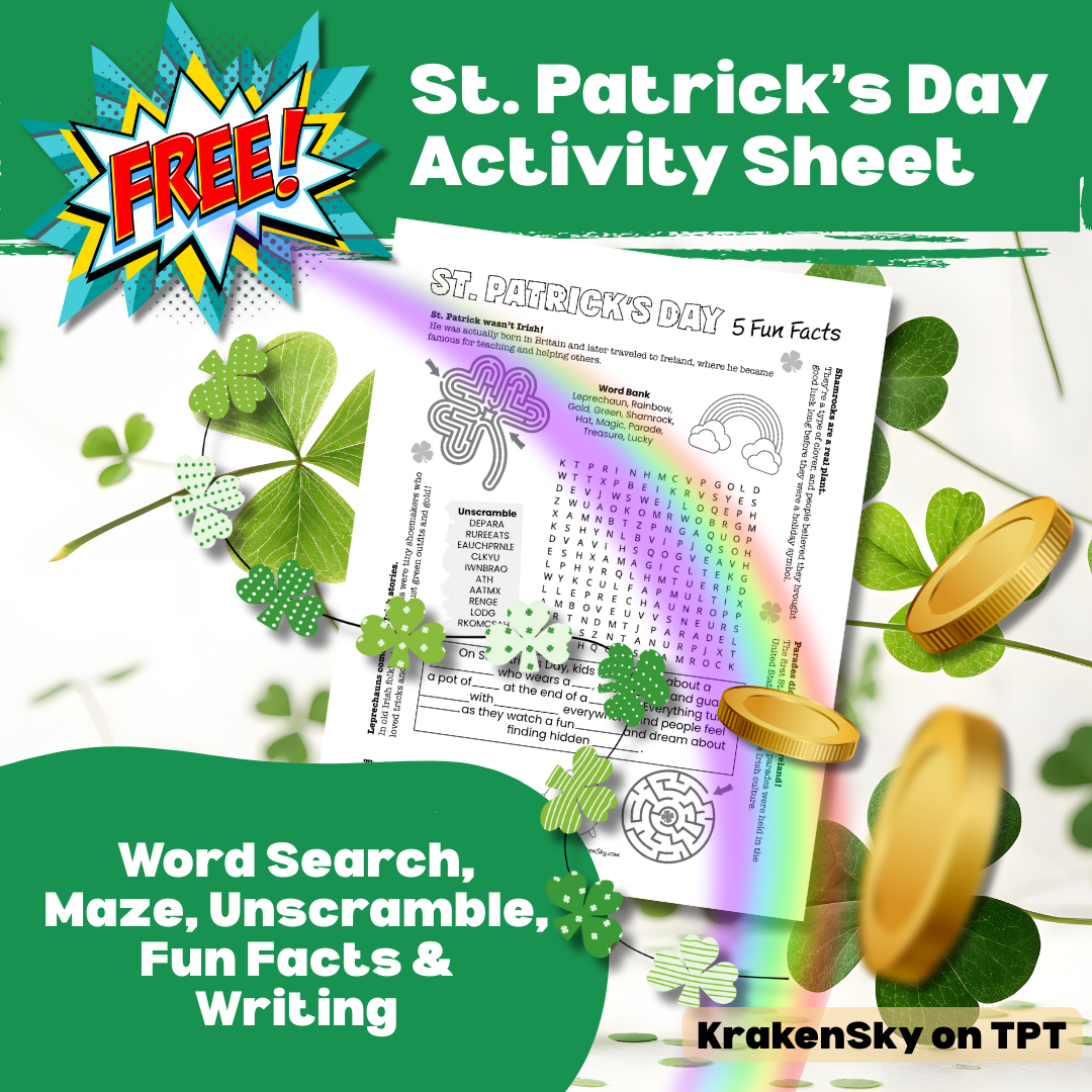  St. Patrick’s Day Fun Facts + Activity – Free Printable
