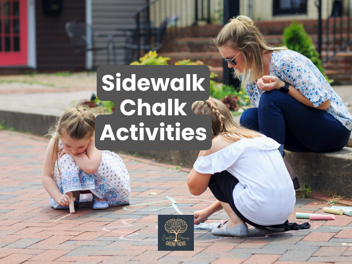 Sidewalk Chalk Activities for all ages